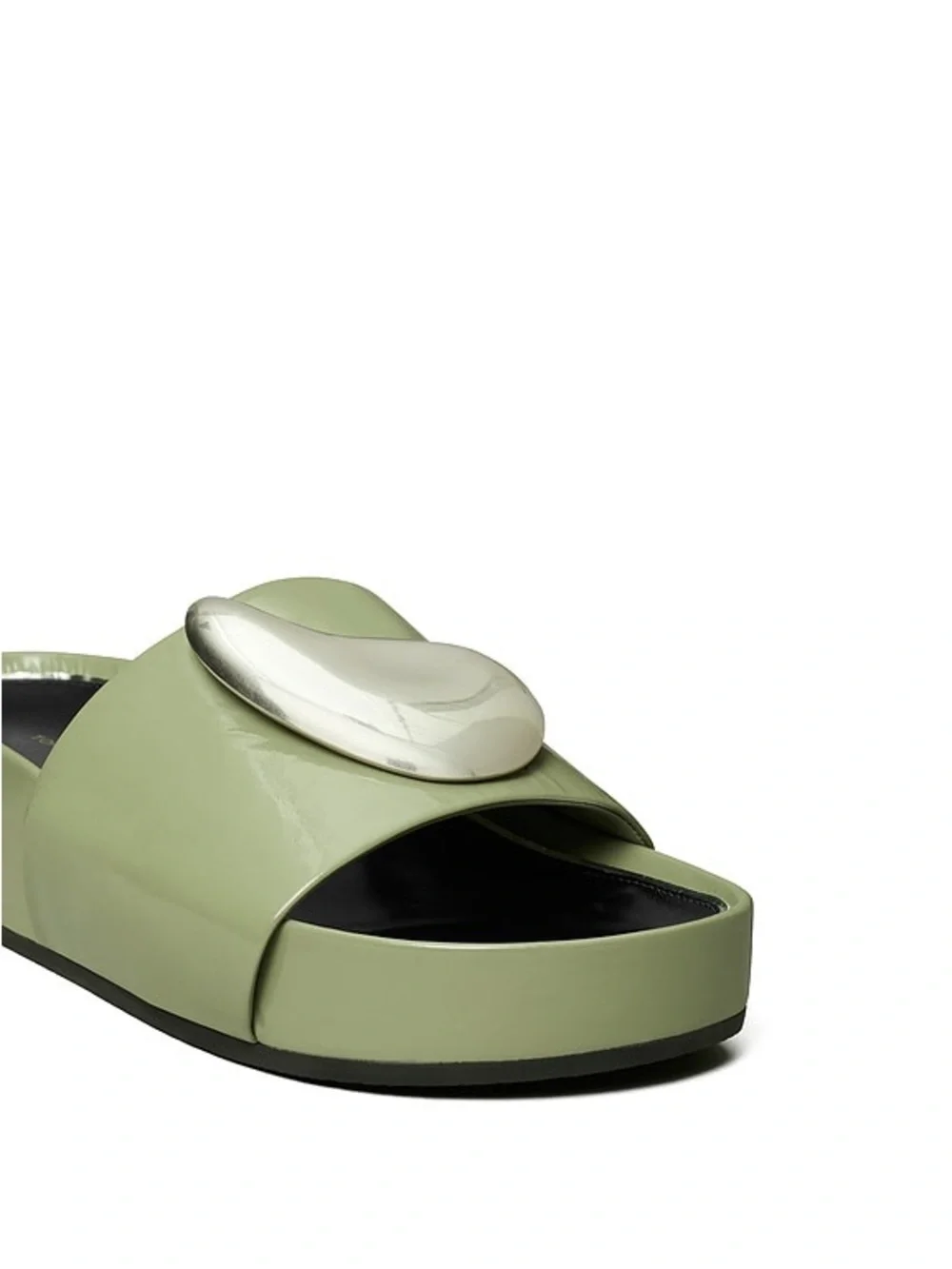 NWOB TORY BURCH PATOS PLATFORM SLIDE SANDALS Sz 10